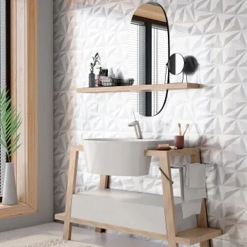 White Future Decor Gloss Ceramic Wall Tile