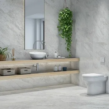 Quartz Stone Effect White Anti Slip Porcelain Tile