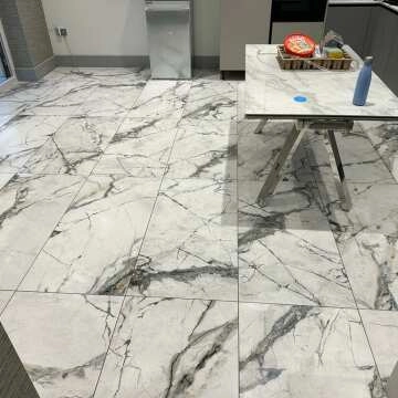 The Room White Italian Marble Matt Porcelain Wall and Floor Tiles