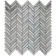 Chapel Herringbone White Mixed Mosaic
