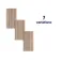 Dakaris Golden Slatted Wood Effect Matt Porcelain Tile