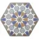 Andalucia Hexagon Patterned Porcelain Wall And Floor Tiles