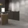 Metal Silver Rectified Porcelain Floor Tile