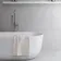 Neeko White Stone Effect Matt Porcelain Tile