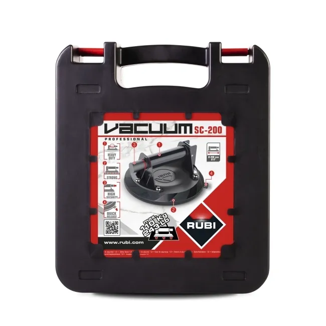 Rubi Heavy-Duty Suction Cup with Vacuum
