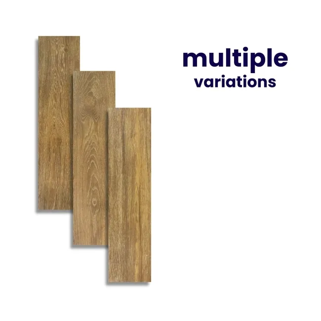 Tejos Medium Oak Porcelain Wood Effect Floor Tile