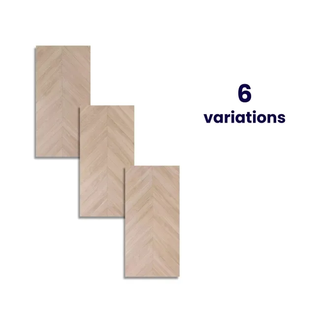 Loire Maple Matt Chevron Wood Effect Porcelain Floor Tile