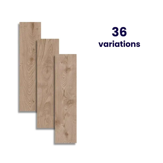 Yukon Light Oak Wood Effect Matt Porcelain Floor Tile