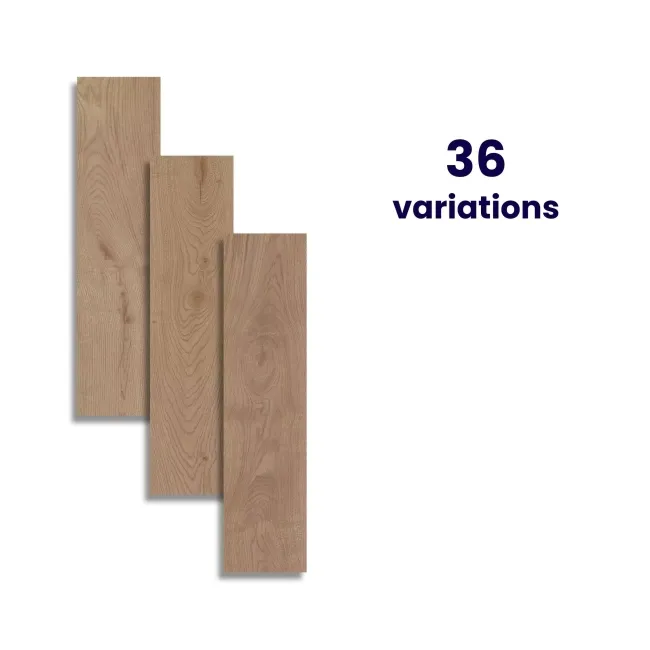 Yukon Dark Oak Wood Effect Matt Porcelain Floor Tile