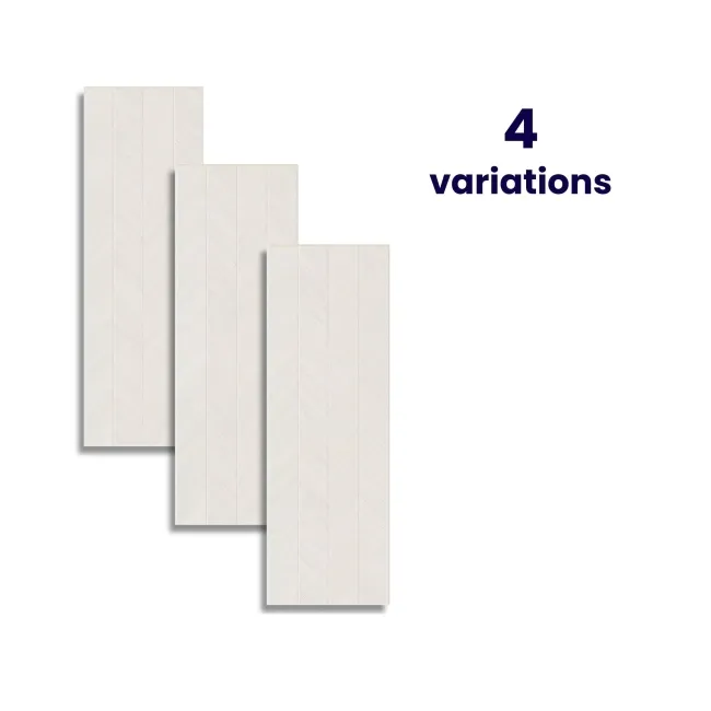 Bercy Chevron Decor Sand Concrete Effect Matt Ceramic Wall Tile