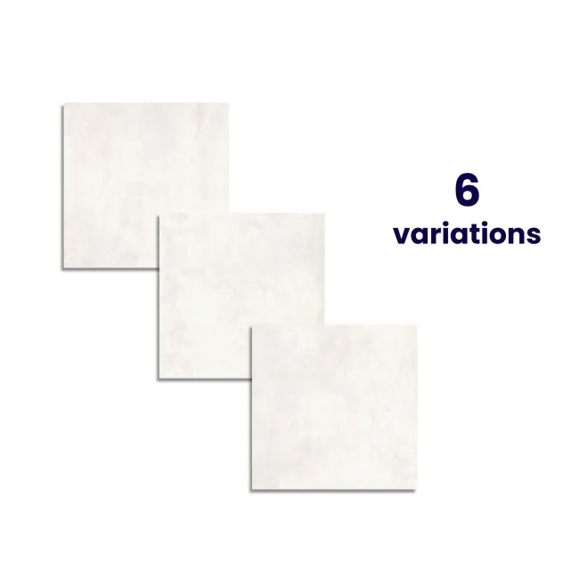 Porto White Concrete Effect Matt Porcelain Outdoor Slab Tile