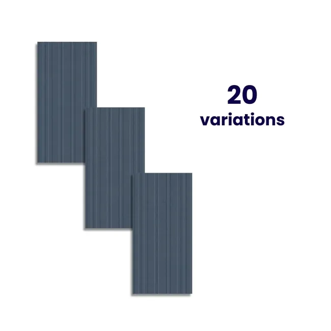 Paradise Blue Decor Matt Ceramic Wall Tile