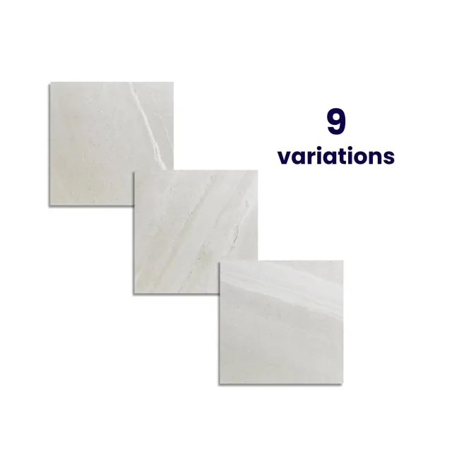 Allegro Grey Stone Effect Matt Rectified Porcelain Floor Tile