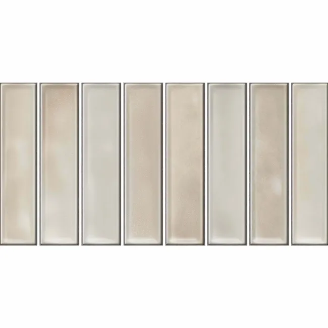 Alba Beige Kit Kat Effect Gloss Ceramic Wall Tile