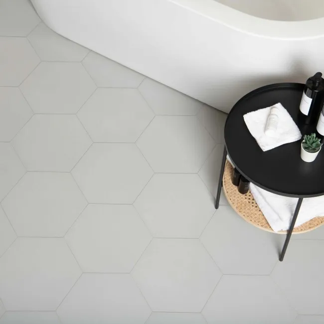 Apollo Hexagon Grey Wall and Floor Tile