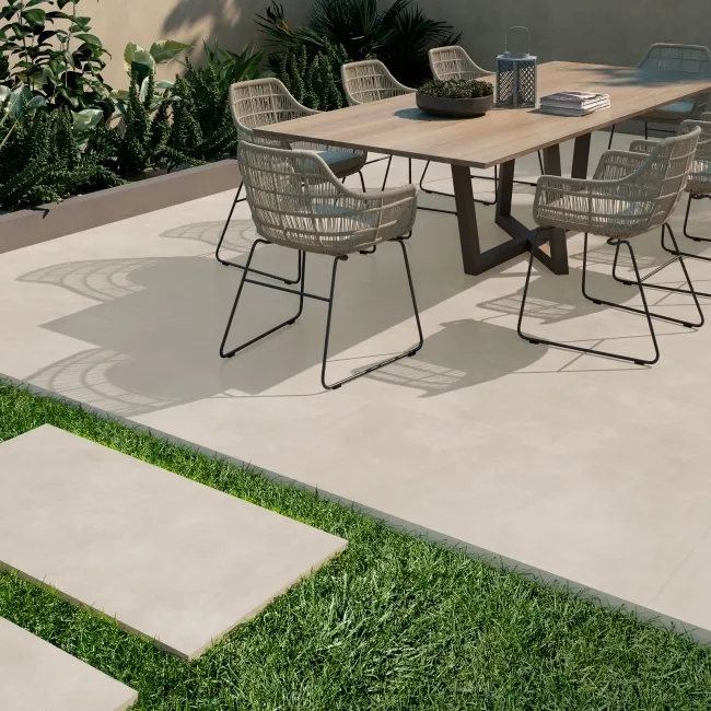 Etna Marfil Concrete Effect Matt Porcelain Outdoor Slab