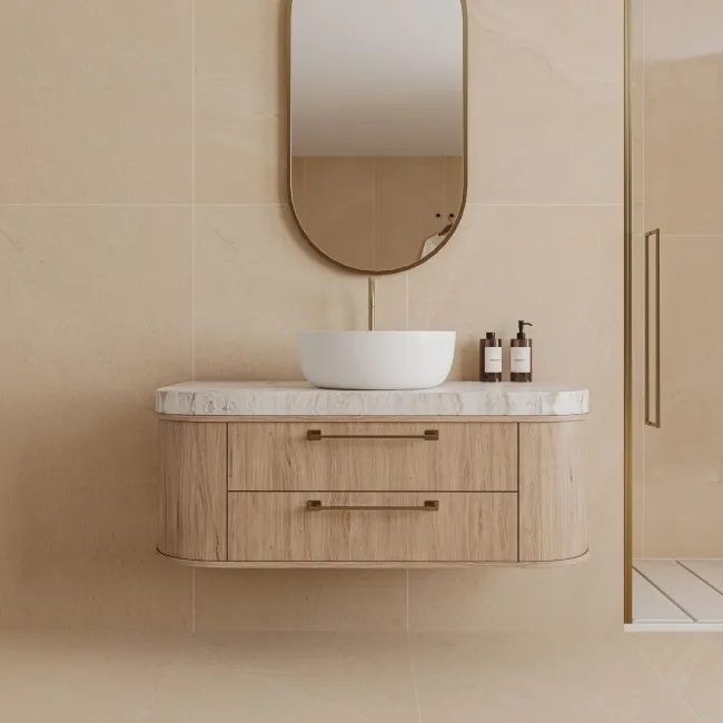 Khali Beige Stone Effect Matt Porcelain Wall and Floor Tile