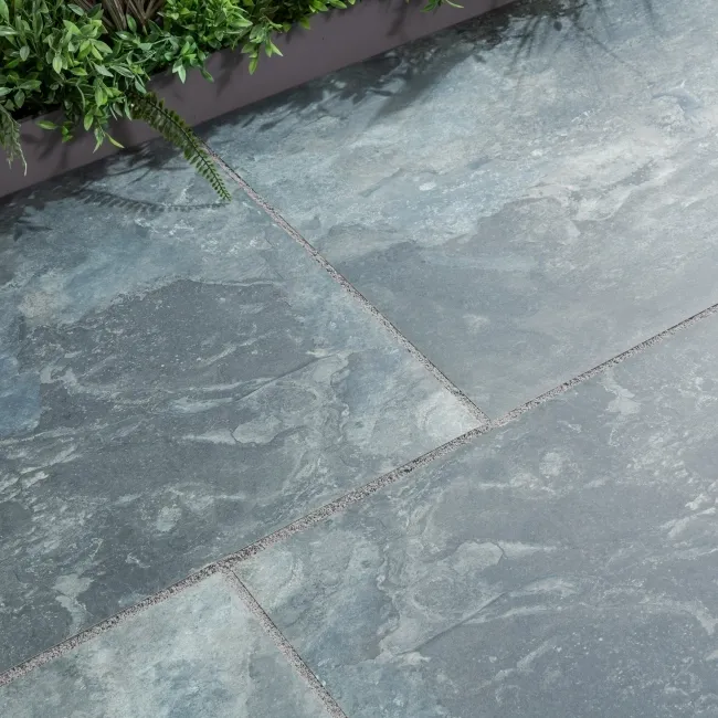Slate Way Blue Matt Porcelain Outdoor Slab
