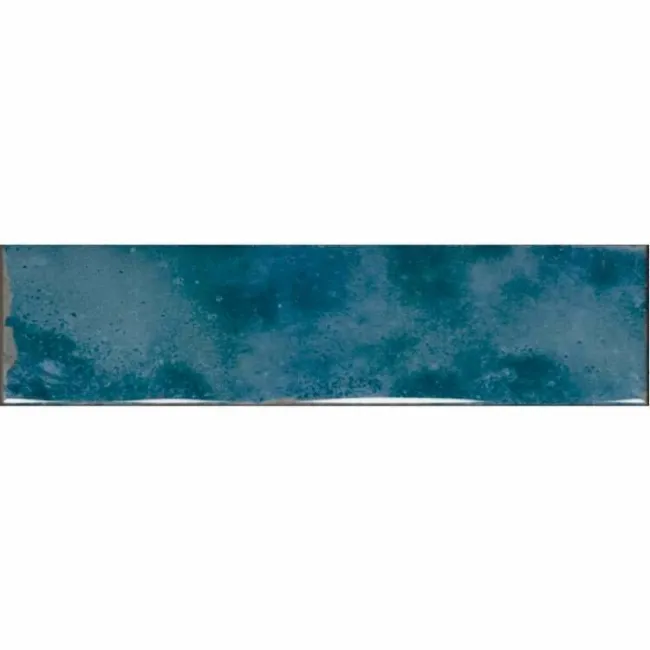 Style Aqua Blue Brick Effect Gloss Ceramic Wall Tile