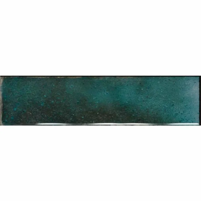 Style Emerald Green Brick Effect Gloss Ceramic Wall Tile