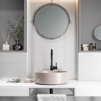 White Plain Gloss Ceramic Wall Tile