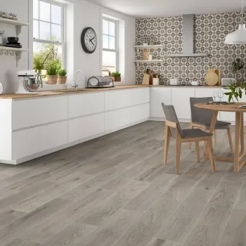 Articwood Argent Wood Effect Wall And Floor Tiles 205x615 Kitchen Roomset