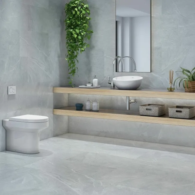 Colorado Grey Slate Effect Anti Slip Matt Porcelain Wall and Floor Tile