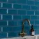 Metro Retro Bevelled Marine Blue Gloss Wall Tile
