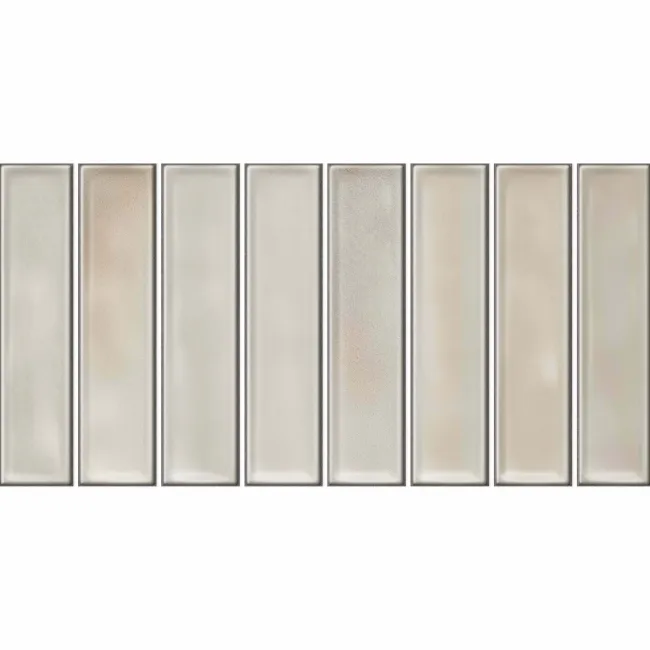 Alba Beige Kit Kat Effect Gloss Ceramic Wall Tile