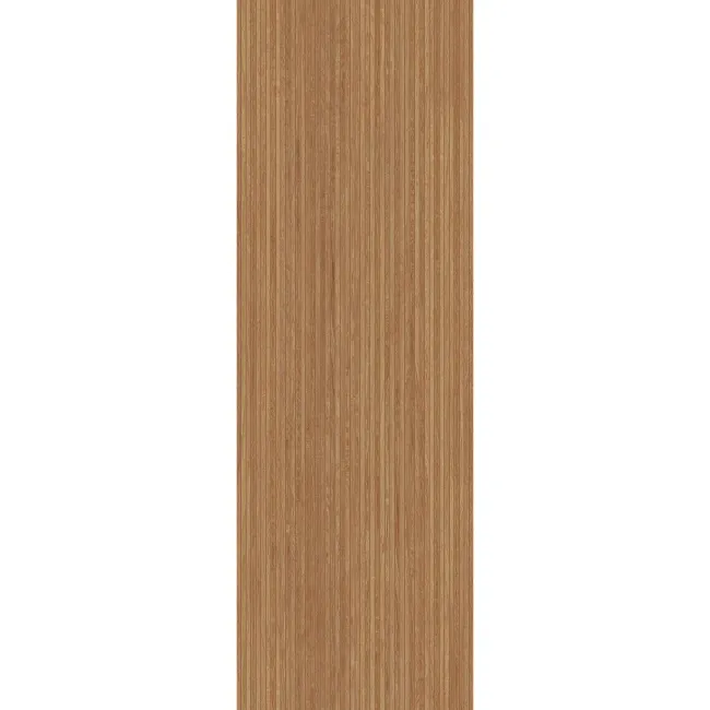 Roca Indiana Natural Fluted Wood Effect Matt Ceramic Tile