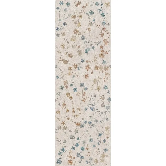 Roca Brixstone Floral Decor Beige Matt Ceramic Wall Tile