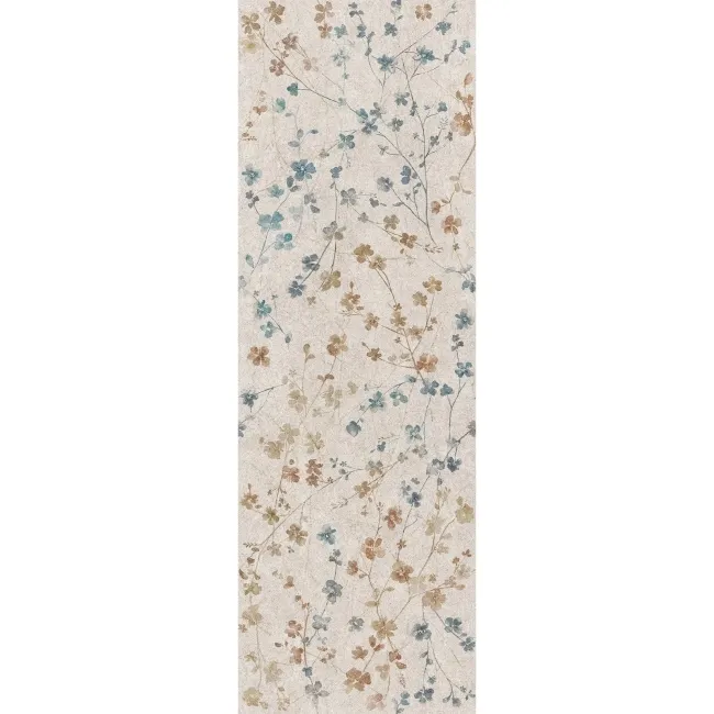 Roca Brixstone Floral Decor Beige Matt Ceramic Wall Tile