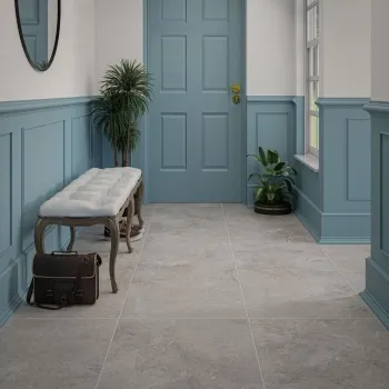 Baltico White Stone Effect Porcelain Wall & Floor Tile