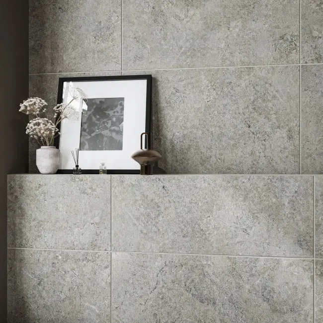 Baltico Grey Stone Effect Matt Large Porcelain Tile