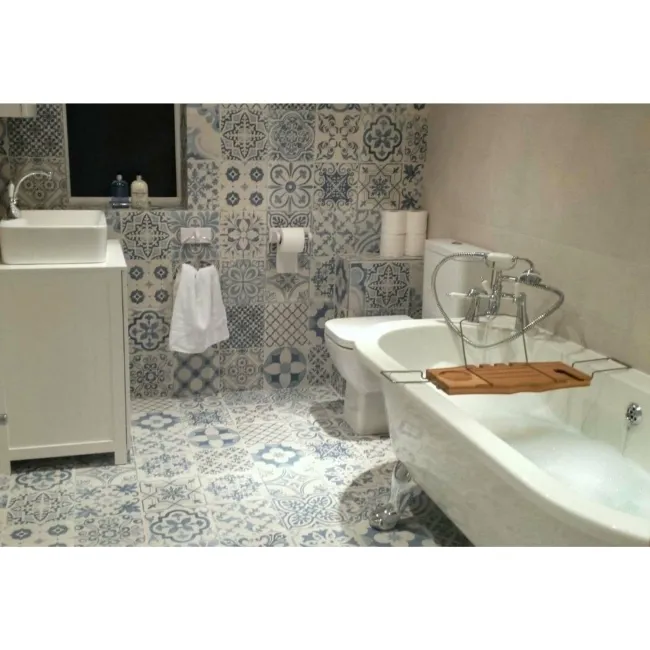 Skyros Delft Blue Wall and Floor Tiles