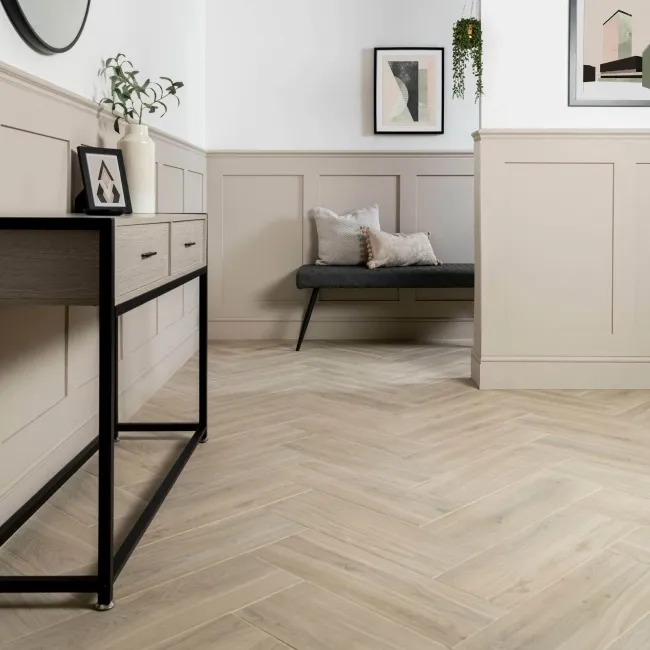 Timber Greige Wood Effect Matt Porcelain Floor Tile