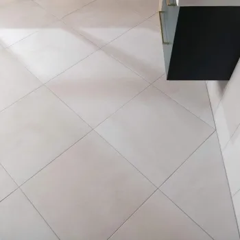 Augusta White Slate Effect Matt Porcelain Floor Tile