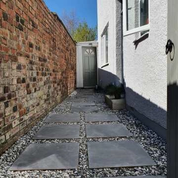 Maverick Anthracite Outdoor Slab Tiles