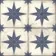 Star Blue Patterned Matt Ceramic Floor Tile