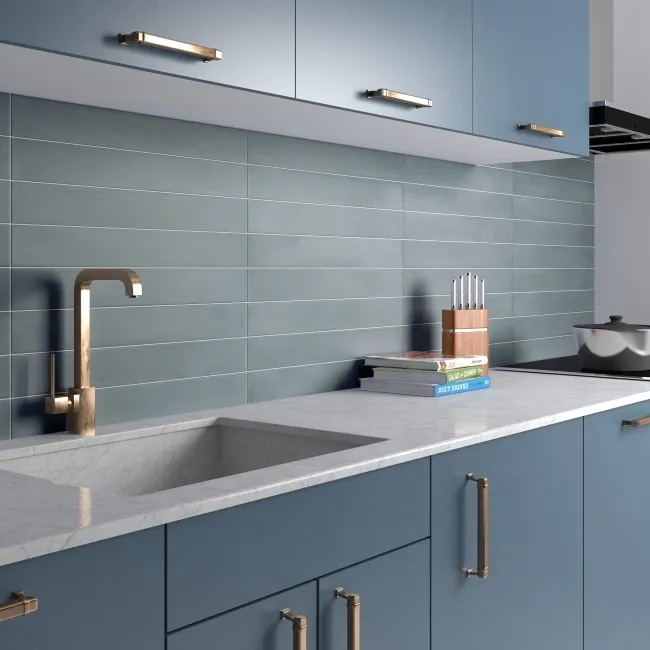 Stonella Blue Stone Effect Matt Porcelain Wall and Floor Tile