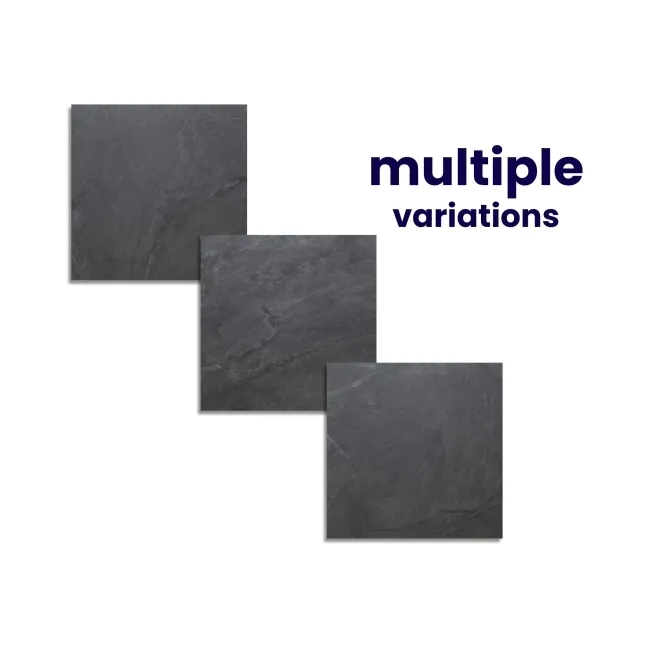 Muse Dark Grey Italian Matt Porcelain Floor Tiles