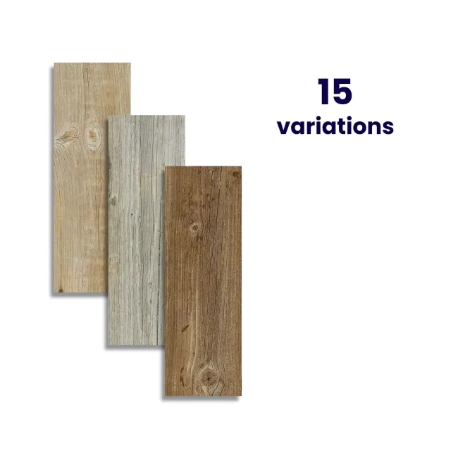 Foresta Grey Mixed Wood Effect Matt Ceramic Floor Tile