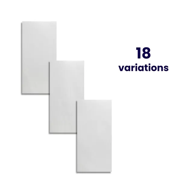 Galaxy Arctic White Stone Effect Semi Polished Porcelain Wall and Floor Tile