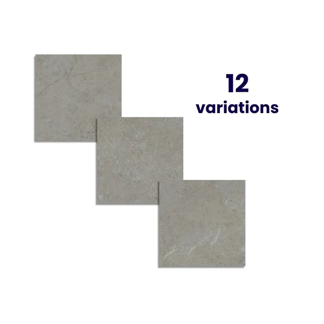 Baltico White Stone Effect Matt Porcelain Floor Tile