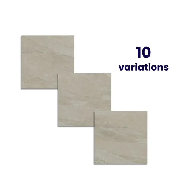 Halley Beige Slate Effect Matt Large Porcelain Floor Tile