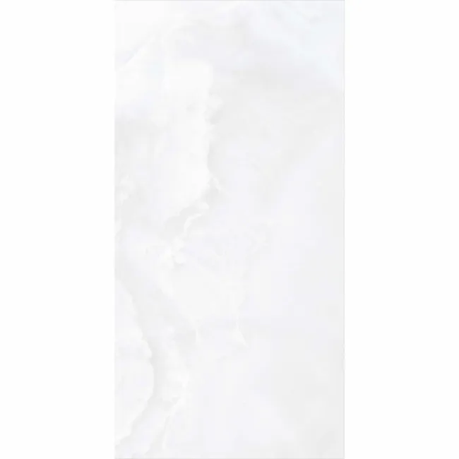 Precious White Onyx Marble Effect Polished Porcelain Tile