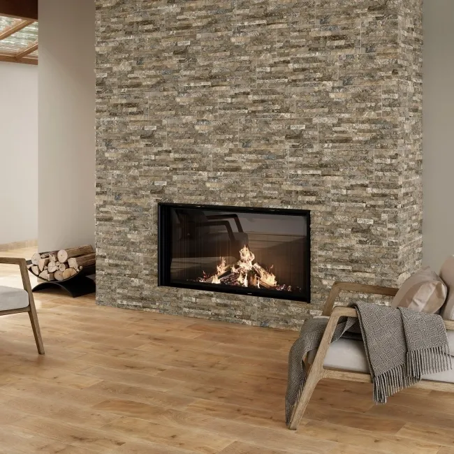 Ruy Stone Beige Drywall Effect Ceramic Wall Cladding Tile