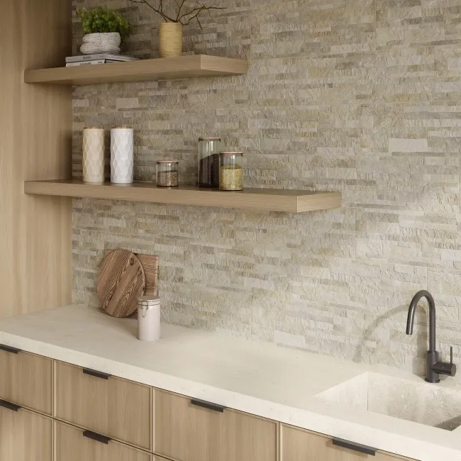 Kabil Cream Drywall Effect Ceramic Wall Cladding Tile