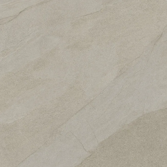 Halley Beige Slate Effect Matt Porcelain Outdoor Slab Tile