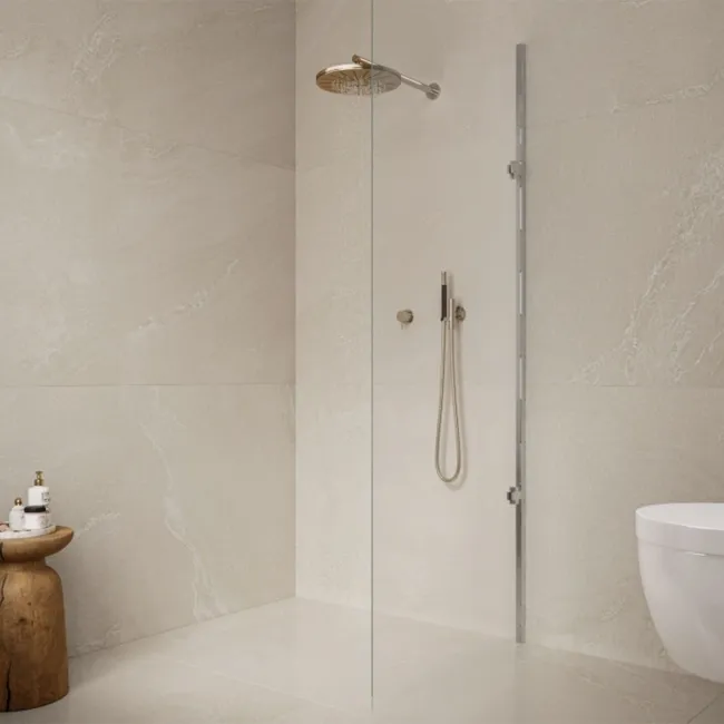 Tulum Beige Stone Effect Structured Matt Porcelain Tile